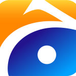 Geo news logo vector