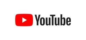 Youtube Logo with white background