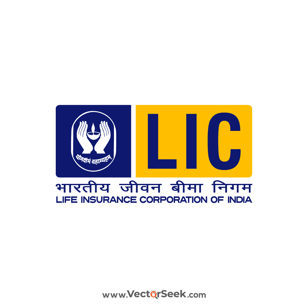 Lic letter logo design on white background Vector Image