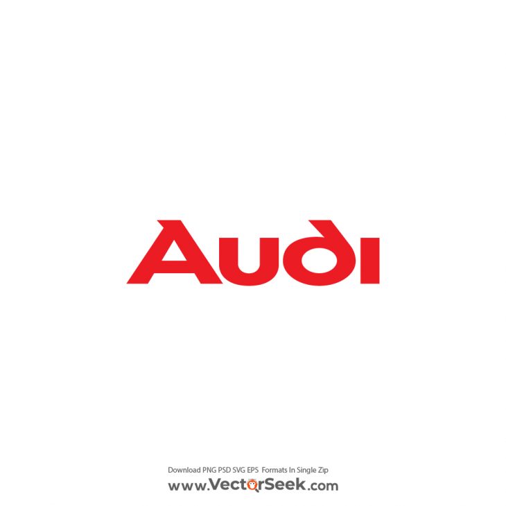 Audi Text Format Logo Vector