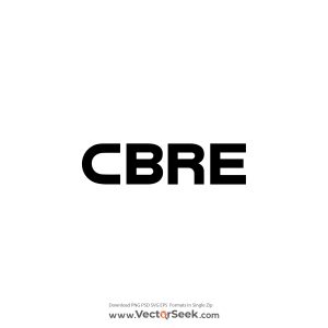 Black CBRE Group Logo Vector