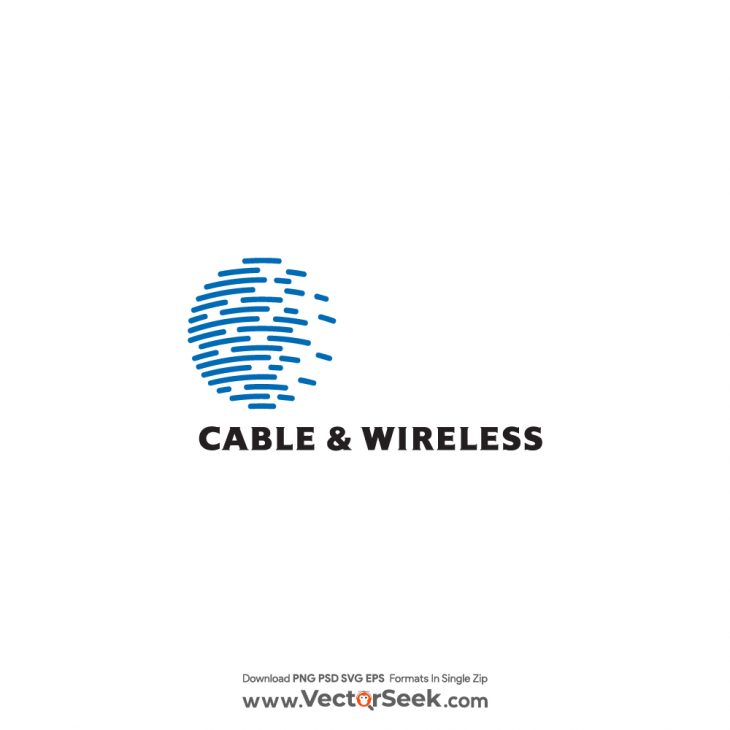 Cable and Wireless Logo Vector