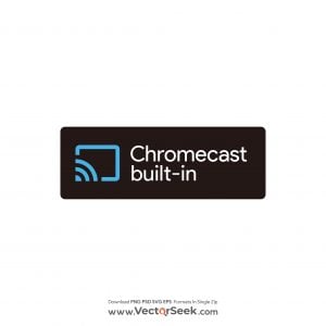 Chromecast built in Logo Vector