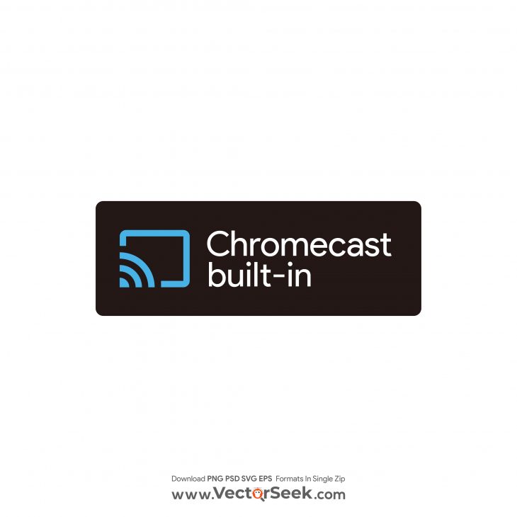 Chromecast built-in Logo Vector