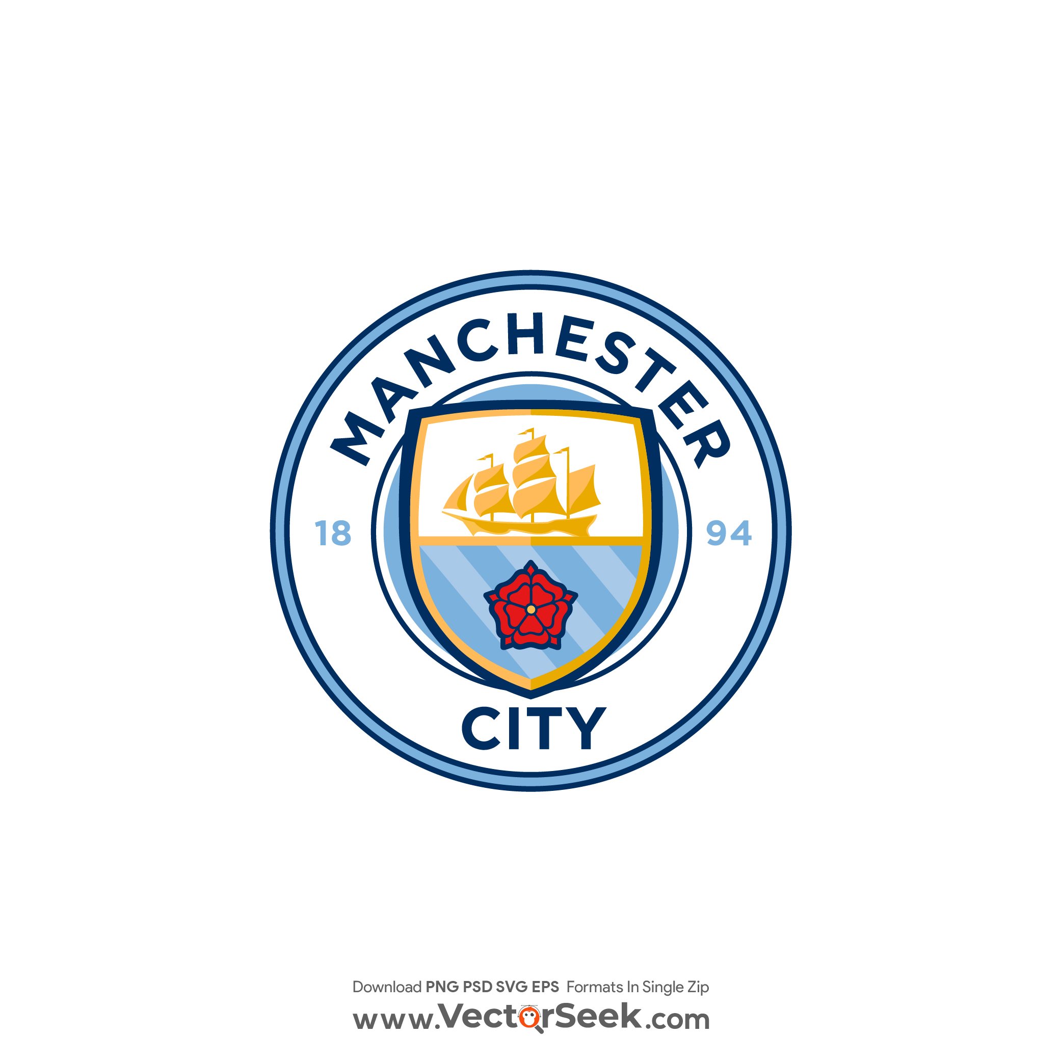 Лого Манчестер Сити PNG 512 на 512