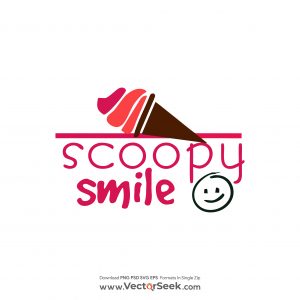Scoopy Smile Logo Vector