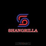 Shangrilla Cuisine Logo Vector