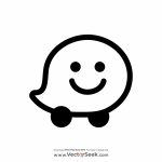 Waze Logo Vector