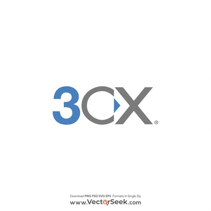 3CX Phone System Logo Vector