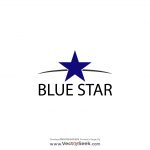 Blue Star Logo Vector