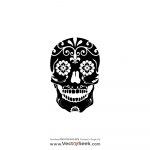 Maxican Skull Logo Vector