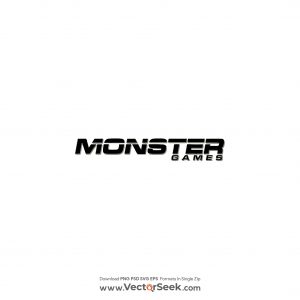 Monster Games Logo Vector