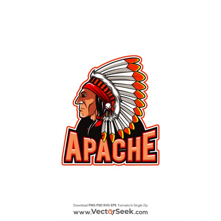 Vintage Apache Logo Vector