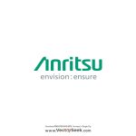 Anritsu Logo Vector