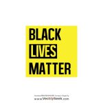 Black Lives Matter (BLM) Logo Vector