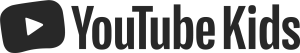 Black Youtube Kids Logo Vector
