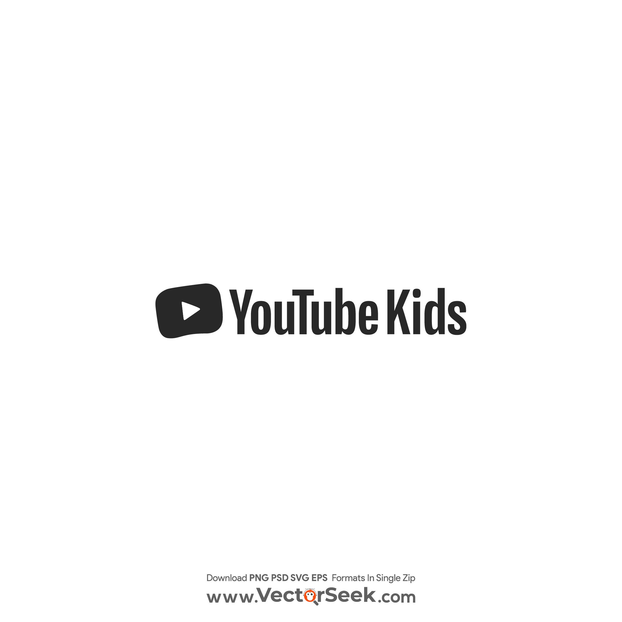 Black Youtube Kids Logo Vector - (.Ai .PNG .SVG .EPS Free Download)