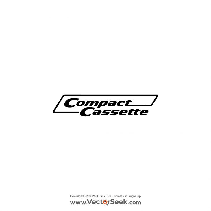 Compact Cassette Logo Vector
