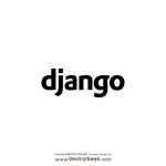 Django Black Logo Vector