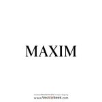 Maxim Logo Vector