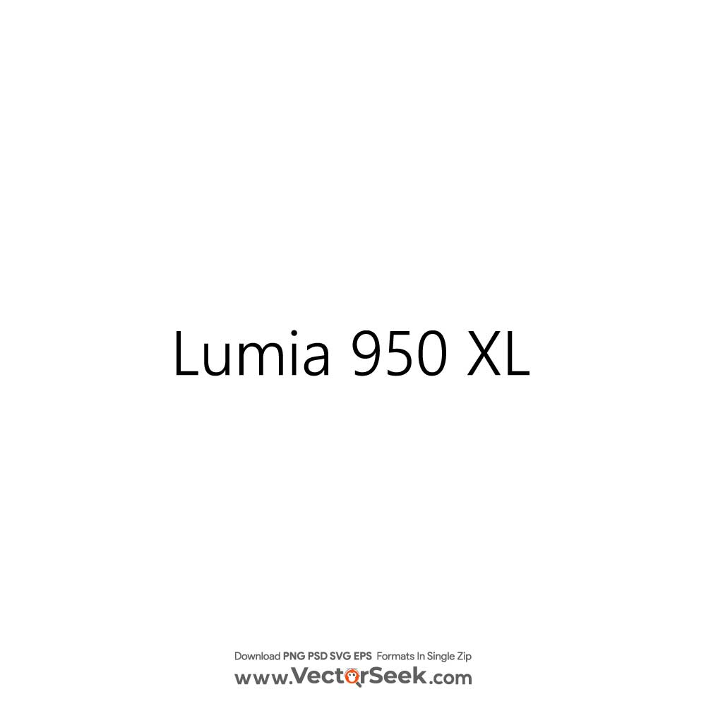 Microsoft Lumia 950 Logo Vector - (.Ai .PNG .SVG .EPS Free Download)