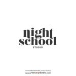 Night School Studio Logo Vector