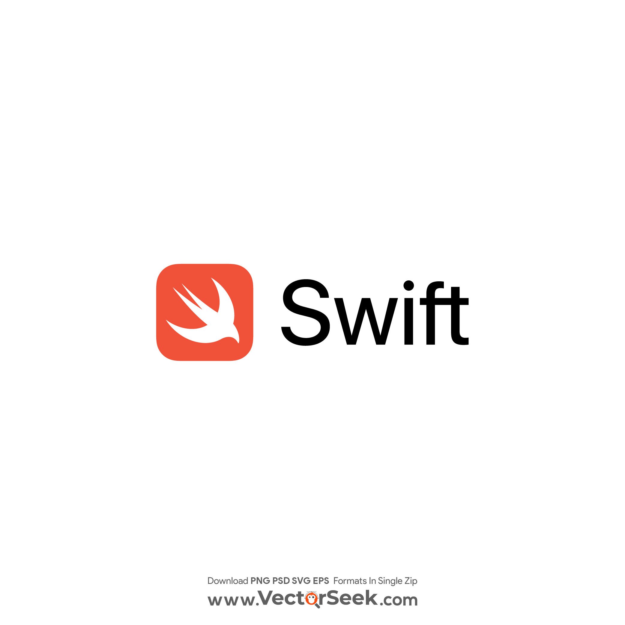 Swift Programming Language Logo Vector