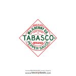 Tabasco Sauce Logo Vector