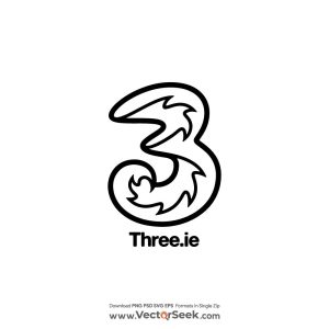 Three Ireland Logo Vector