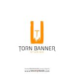 Torn Banner Studios Logo Vector