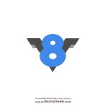 V8 Logo Vector