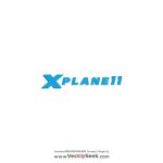 X Plane Logo Vector