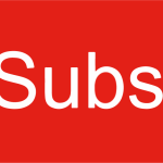 Youtube Subscribe Button Logo Vector