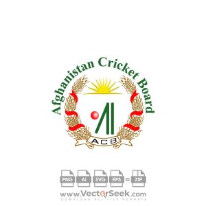 Afghanistan Cricket Board Logo Vector