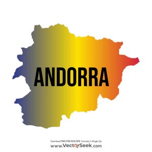 Andorra Map Vector