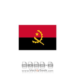 Angola Flag Vector
