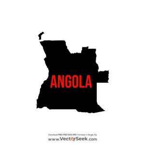Angola Map Vector