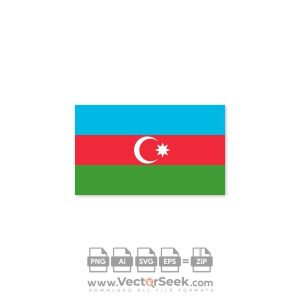 Azerbaijan Flag Vector