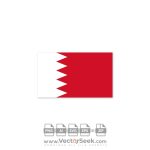 Bahrain Flag Vector