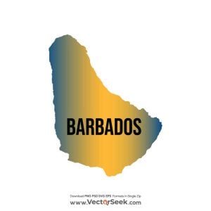 Barbados Map Vector