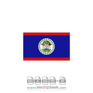 Belize Flag Vector