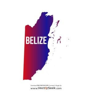 Belize Map Vector