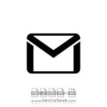 Black Gmail Icon Vector