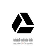 Black Google Drive Icon Vector