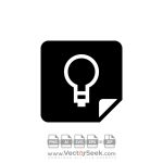 Black Google Keep Icon Vector