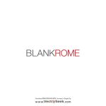 Blank Rome Logo Vector