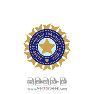 Board of Control for Cricket in India Logo Vector