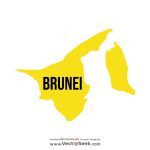 Brunei Map Vector