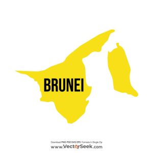 Brunei Map Vector
