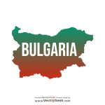 Bulgaria Map Vector